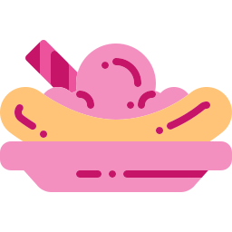 Banana split icon