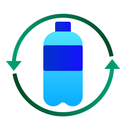 Plastic bottle icon