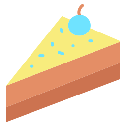 kuchen in scheiben schneiden icon