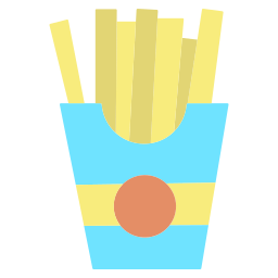 Batatas fritas Ícone