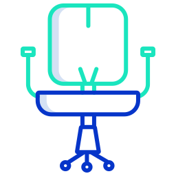 Office chair icon