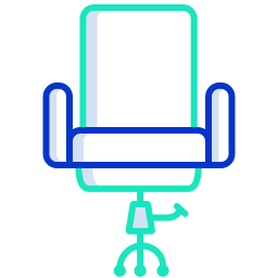 Office chair icon