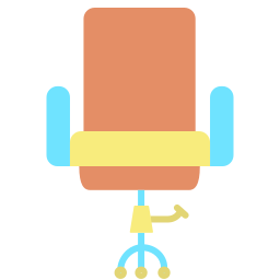 Office chair icon