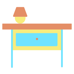 Bedside table icon