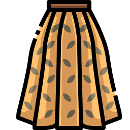 Long skirt icon