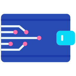portefeuille numérique Icône