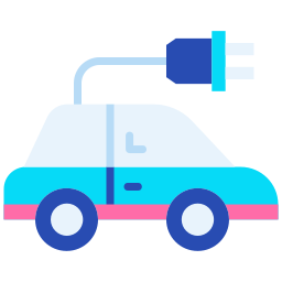 Electric car icon