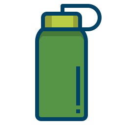 Water flask icon