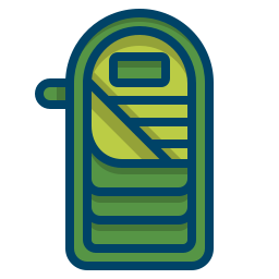 Sleeping bag icon