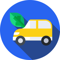 Electric car icon