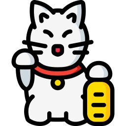 glückliche katze icon