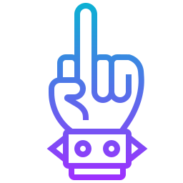 Middle finger icon