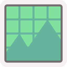 Area graph icon