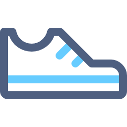 Running shoes icon