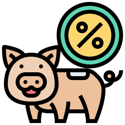 Piggy bank icon