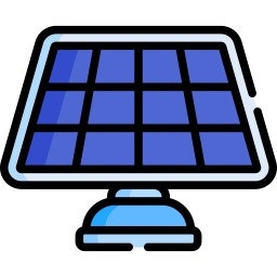 Solar panel icon