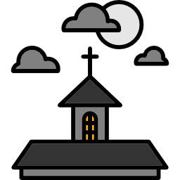 Haunted house icon