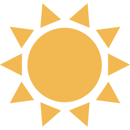 soleil Icône