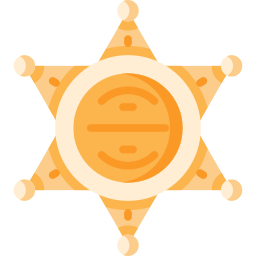 Sheriff badge icon