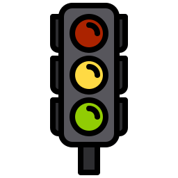 Traffic light icon