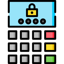 Pin number icon