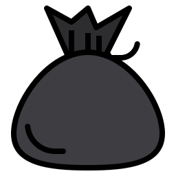 Garbage bag icon