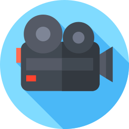 Movie camera icon