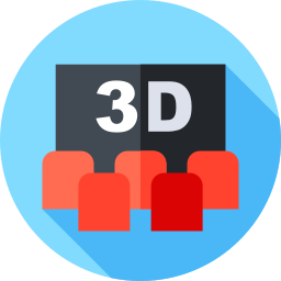 3d movie icon