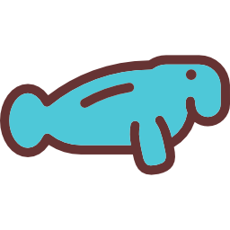 Sea cow icon