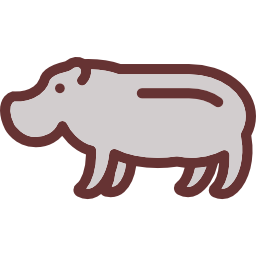 Hippopotamus icon