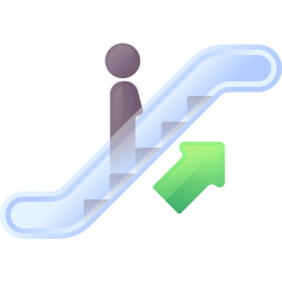 rolltreppe hoch icon