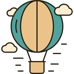 Air balloon icon