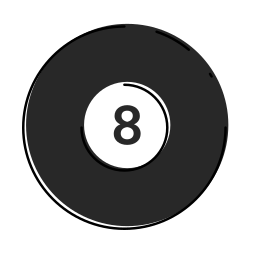 boule de billard Icône