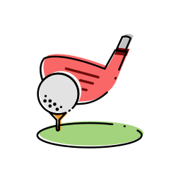 le golf Icône