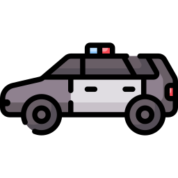 voiture de police Icône