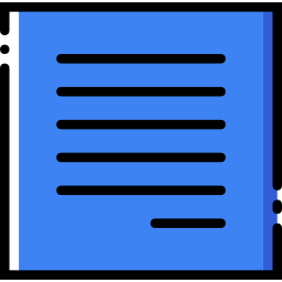 alignement droit Icône