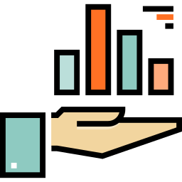 gráfico de barras Ícone