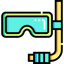 Diving mask icon