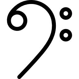 Bass clef icon