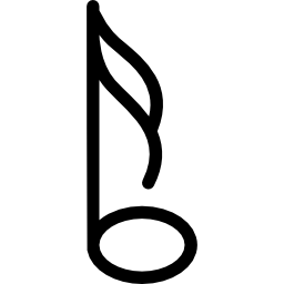 Sixteenth note icon