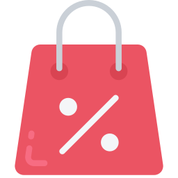 Discount bag icon