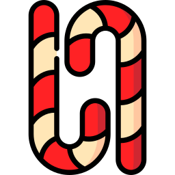 Candy canes icon