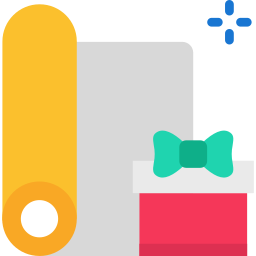 Gift wrapping icon