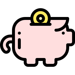 Piggy bank icon