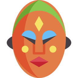 afrikanische maske icon