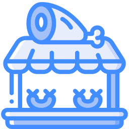 Butcher shop icon