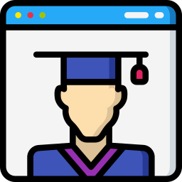 Online learning icon