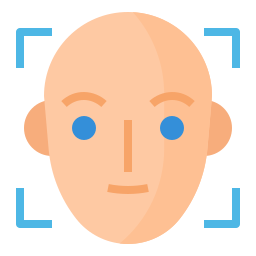 Face recognition icon