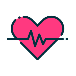 Heart beat icon