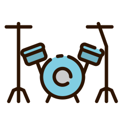 Drum set icon